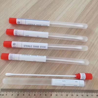 ABS Stokeo Steriele het Schuimzwabber van de Virustest voor de Inzameling van de het Ziekenhuissteekproef
