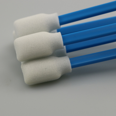 Het Uiteindezwabbers van het Printerhead Schoonmakende Schuim met Blauw Handvat