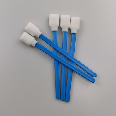 Het Uiteindezwabbers van het Printerhead Schoonmakende Schuim met Blauw Handvat
