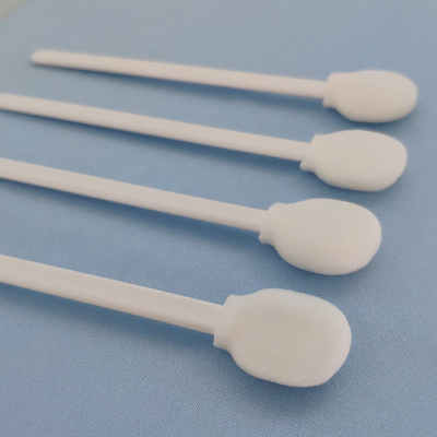 708 Swab met lange hendel, rond, met schuimpunt, voor nauwkeurige reiniging