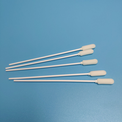 PP Stick Schuim Spons Hoofd Wegwerp Bemonstering Wattenstaafje Witte Kleur