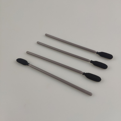 Cleanroom Stofvrij Gray Handle Foam Tip Swab met Zwart Hoofd