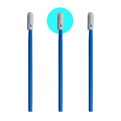 3.2mm Mini Round Head Foam Tip Elektronika Schoonmakende Zwabber met pp-Stok