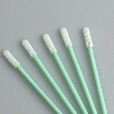 70mm Dubbel Gebreid Vlak Mini Head Polyester Swab Applicator met pp-Stok