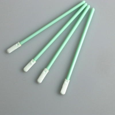 70mm Dubbel Gebreid Vlak Mini Head Polyester Swab Applicator met pp-Stok