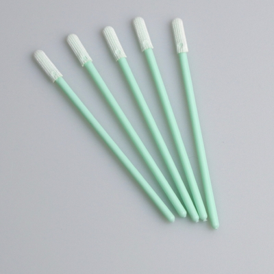 70mm Dubbel Gebreid Vlak Mini Head Polyester Swab Applicator met pp-Stok