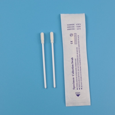 De medische 8cm Steriele Mondelinge Zwabber van de Specimeninzameling met pp-Stok