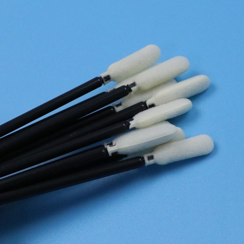 746 Lintvrij Open Cell Sponge Stick Auto Reiniging Schuim Swab Met Zwart Handvat