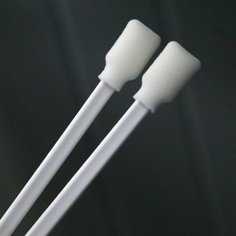 707 Wegwerpwit PP-stick vierkant sponsstick medisch schuim-swab applicator voor wondverzorging