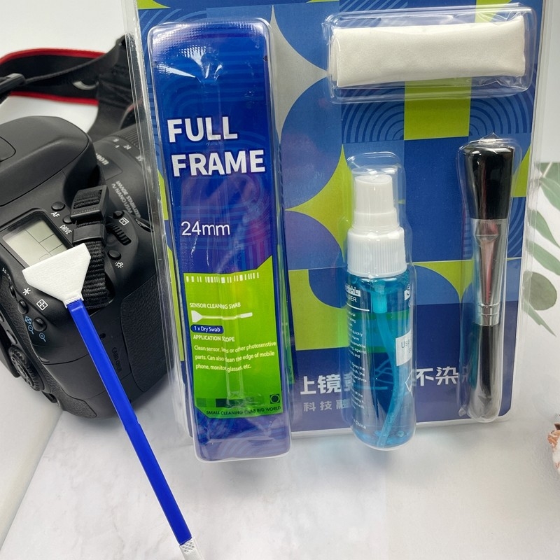 4 in 1 Type 24mm Breedte FULL FRAME Camera Reiniging Swab Kit met Sensor Swab Cleaner Wipes