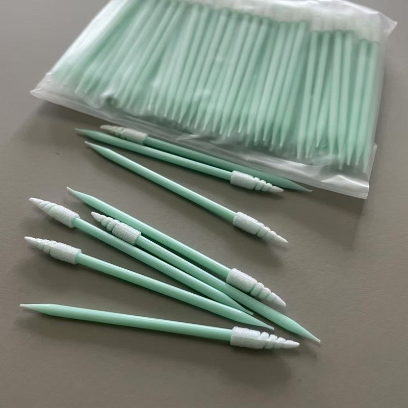 Professionele TX751 Spiral Foam Tip Swabs Precision Gap Cleaners voor elektronica voor industrieel gebruik
