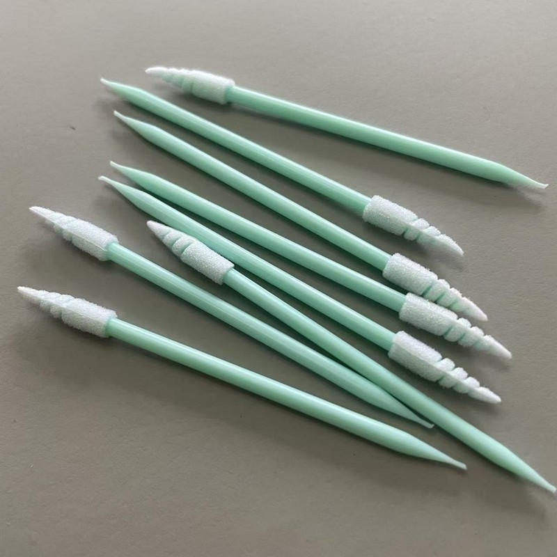 TX751 Spiraal schuim tip Swab voor slot gap stof verwijderen kleine toepassingsstok