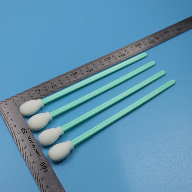 180 mm Lint Free Extra Long Handle Ronde spons Cleanroom Swab Printer Reiniging Circulaire Swab