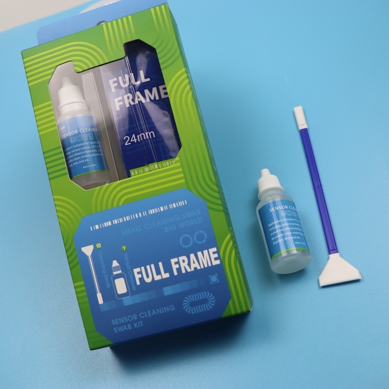 2 in 1 Microfiber APS-C Sensor Reiniging Swab CMOS Camera Reiniging Kit met Liquid