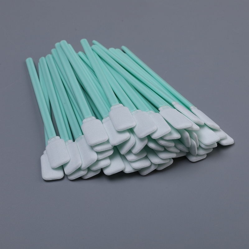 Flat Head Polyester Knit Applicator TX714: 125mm Total Length, Engineered for Applying & Removing Lubricants in Controlled Environments