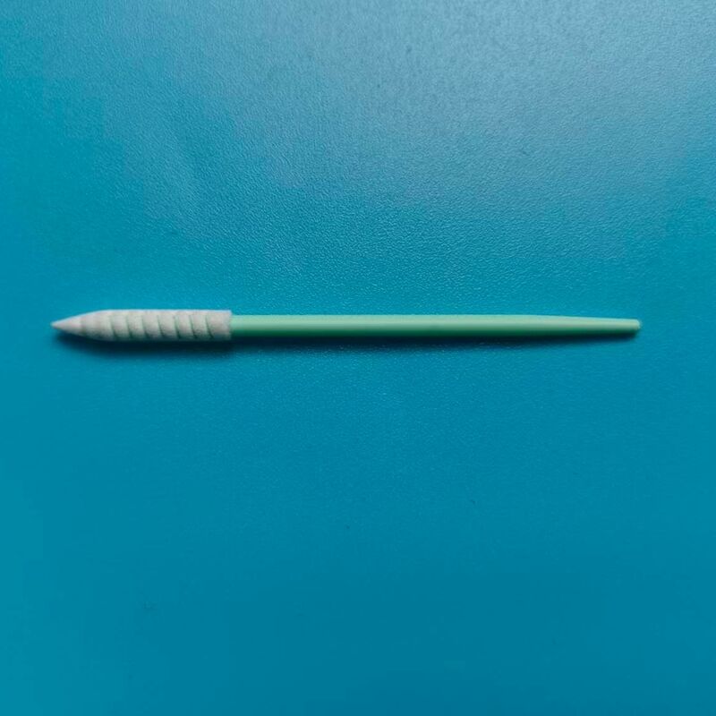 752 Stijve PP Stick Lange Spiraal Puntige Spons Stick Detaillering Wattenstaafje Precisie Reiniging Schuim Tip Wattenstaafje voor Cleanroom