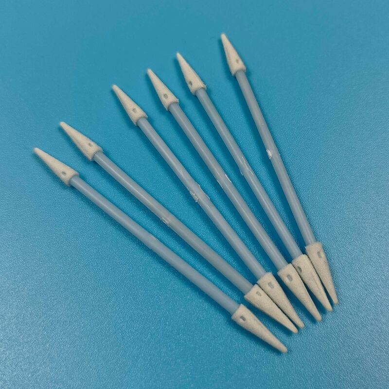 Pluisvrij blauw handvat 3,6 mm mini-puntig spons-wattenstaafje Car Cleaning Detailing Swab Precisiereiniging ESD-schuimwattenstaafje voor cleanroom