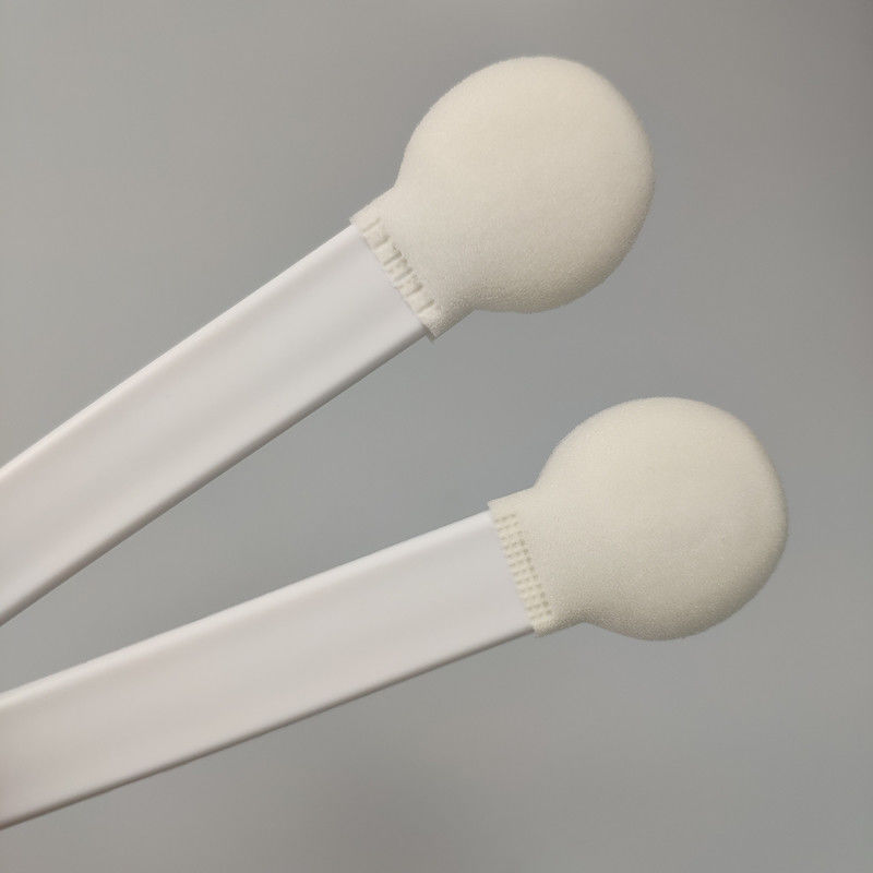Macro-Head Medical Surface Prep Applicator: 16 mm extra-breed witte spons voor snel vloeistofbeheer en bekleden